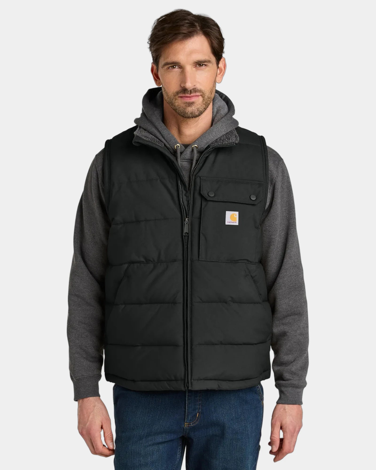 Custom insulated vest Carhartt Montana for teams - Black